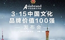 3.15中国文化行业品牌价值100强权威发布